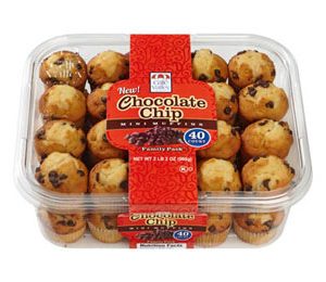 Chocolate Chip Mini Muffins 34 OZ - 40 Pack