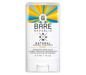 Bare Republic Natural Mineral Sunscreen Sport SPF 50 - 0.5 Oz