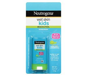 Neutrogena Wet Skin Kids Stick Sunscreen Broad Spectrum SPF 70 - 0.47 Oz