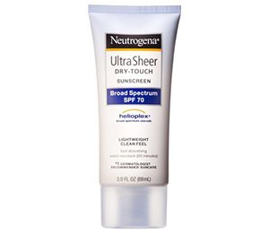 Neutrogena Ultra Sheer Dry-Touch Sunscreen Broad Spectrum SPF 70 - 3 Fl Oz