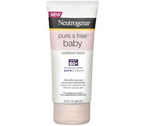 Neutrogena Pure & Free Baby Sunscreen Lotion Broad Spectrum SPF 60 - 3 Fl Oz