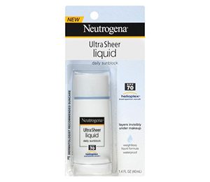 Neutrogena Ultra Sheer Liquid Daily Sunscreen Broad Spectrum SPF 70 - 1.4 Fl Oz