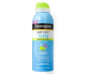 Neutrogena Wet Skin Kids Sunscreen Spray Broad Spectrum SPF 70 - 5 Oz