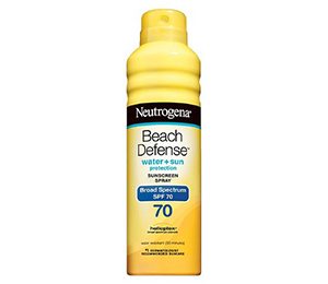 Neutrogena Beach Defense Spray Sunscreen Broad Spectrum SPF 70 - 6.5 Oz