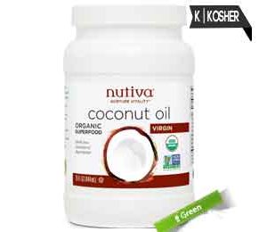 Nutiva, Organic Coconut Oil, Virgin, 15 fl oz (444 ml)