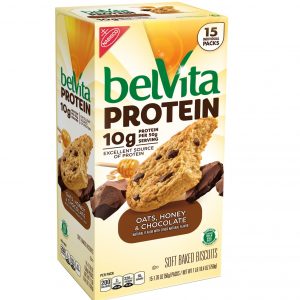 Belvita Protein Oats, Honey & Chocolate, 15 ct.