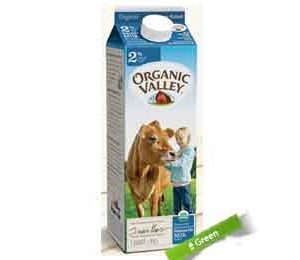 Organic Valley Reduced Fat 2% Milk, Ultra Pasteurized, Quart