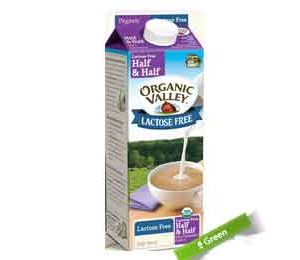 Organic Valley Lactose Free Half and Half, Quart