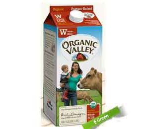 Organic Valley Whole Milk, Pasteurized, Half Gallon