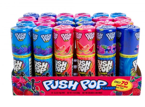 TOPPS Push Pop Variety Pack, 24 pk.
