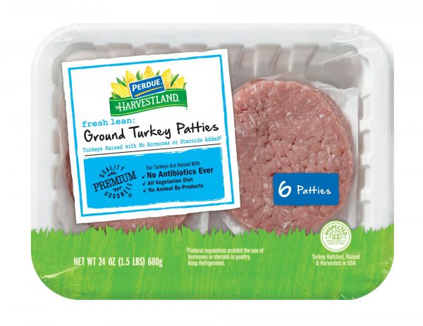 Perdue Harvestland Ground Turkey Patties, 6 ct.