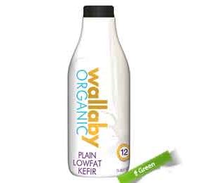 Wallaby Organic Kefir Plain, Lowfat, 32 fl oz