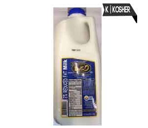 Dakin Dairy Farms 2% Reduced Fat Milk, Vitamin A and D, Kosher, Half Gallon