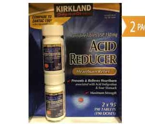 Kirkland Signature Acid Reducer 150 mg 2 x 95 Tablets