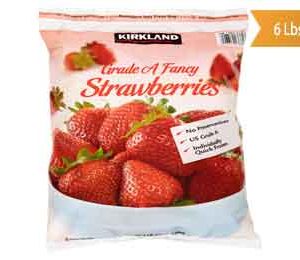 Kirkland Signature Frozen Strawberries, 6 lbs