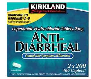 Kirkland Signature Anti-Diarrheal, 2 mg., 400 Caplets