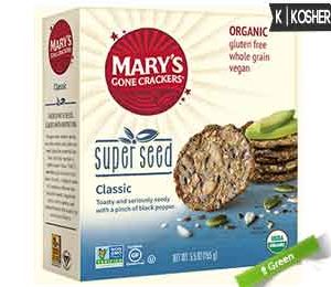 Mary's Gone Crackers Organic  Super Seed Classic, 5.5 oz