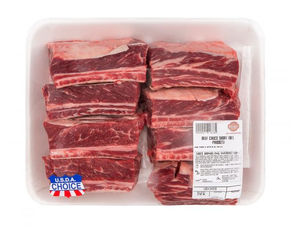 Wellsley Farms USDA Choice Beef Short Ribs, 2.75-3.25 lb