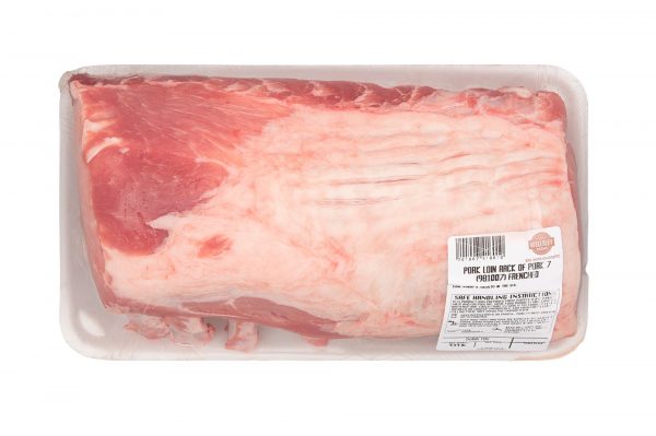Wellsley Farms Frenched Fresh Pork Loin Rack, 5-5.5 lb