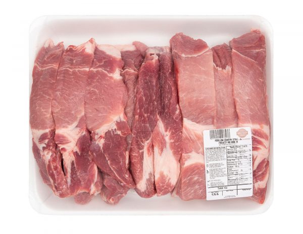 Wellsley Farms Fresh Pork Loin Bone-In Country Style Ribs, 3.75-4.25 lb