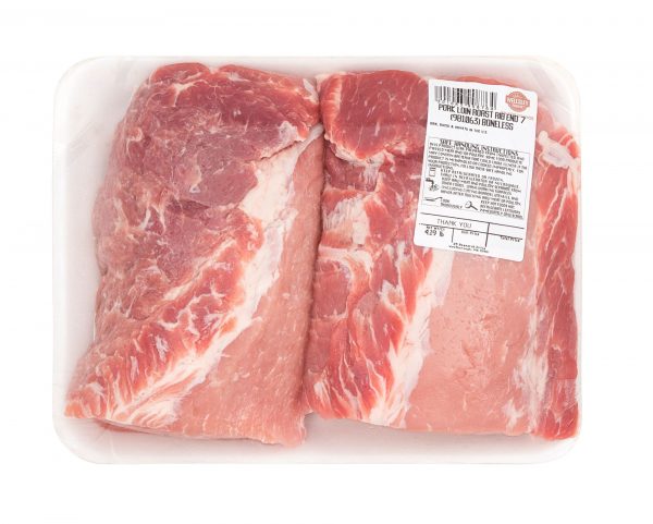 Wellsley Farms Fresh Boneless Pork Loin Rib End Roast, 3.75-4.25 lb