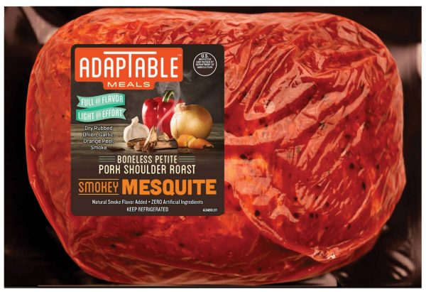 Swift Premium Dry Rubbed Boneless Smokey Mesquite Petite Pork Shoulder Roast, 2.16-2.7 lb