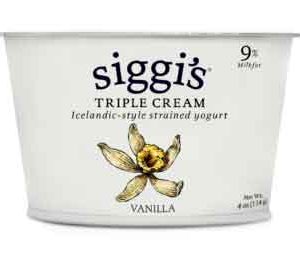 Siggi's Skyr Icelandic-Style Strained Triple Cream Yogurt, Vanilla, 4 Oz