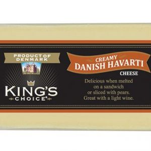 King's Choice Creamy Danish Havarti Cheese, 1.06-1.56 lb
