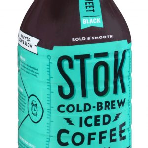Stok Un-Sweet Black Cold-Brew Iced Coffee, 48 fl. oz. 2 Pack
