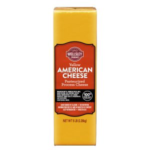 Wellsley Farms Yellow American Deli Cheese, .75 - 1.25 lb.