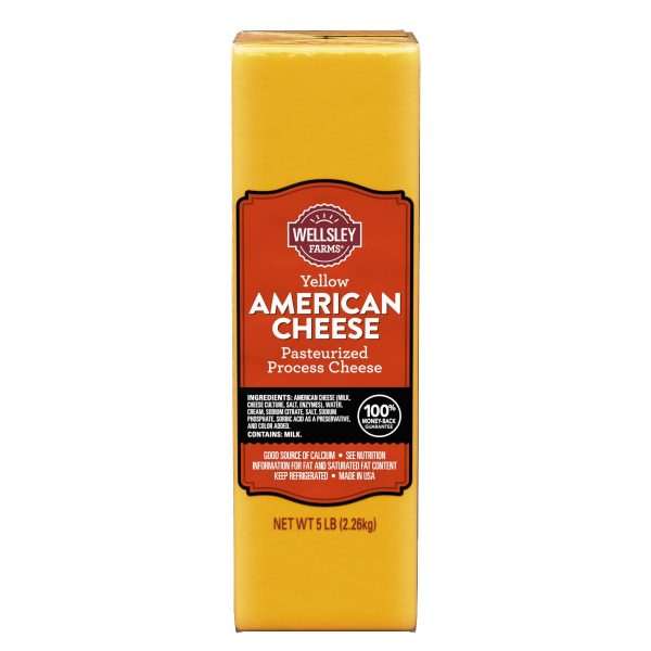 Wellsley Farms Yellow American Deli Cheese, .75 - 1.25 lb.
