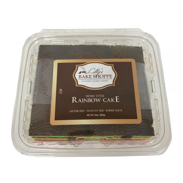 TEST Lilly's Bake Shoppe Home-Style Rainbow Cake, 24 oz.