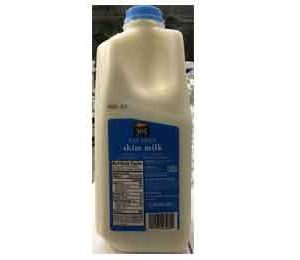 365 Everyday Value Skim Milk, Fat-Free, Half-Gallon