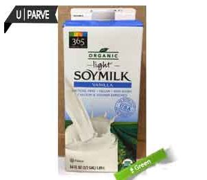 365 Everyday Value Organic, Vanilla-Flavored, Light Soy Milk, Half-Gallon