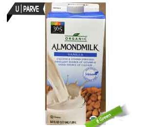 365 Everyday Value Organic, Half-Gallon, Vanilla-Flavored Almond Milk