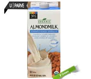 365 Everyday Value Organic, Unsweetened Vanilla Almond Milk, Half-Gallon