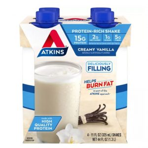 Atkins Nutritional Shake - Creamy Vanilla - 4pk/44 fl oz