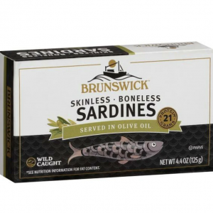 Brunswick Sardines, Skinless Boneless 4.4 oz