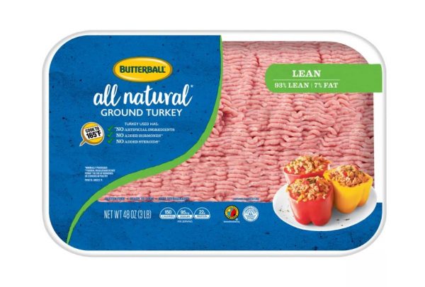 Butterball All Natural Fresh 93/7 Ground Turkey - 3lbs