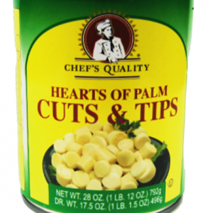 Chef Quality Hearts of Palm - Cuts and Tips 28 oz