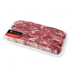 Chuck Flanken Style Ribs Premium, USDA Choice Beef About 1.75 lbs
