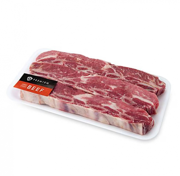 Chuck Flanken Style Ribs Premium, USDA Choice Beef About 1.75 lbs