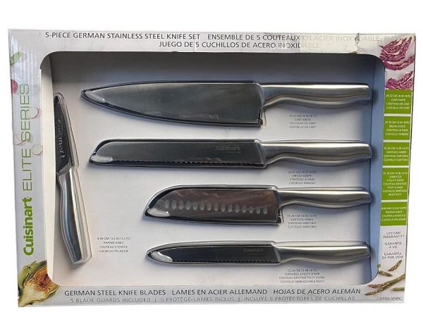 Cuisinart Stainless Steel 5 Knife Set  5 Piece