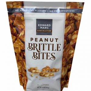 Edward Marc chocolatier peanut brittle bites 16 oz