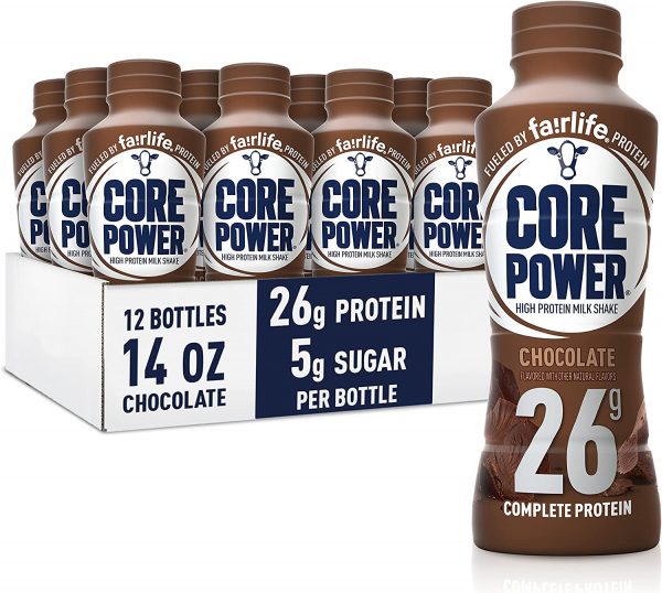 Fairlife Protein Shake Core Power 26G Chocolate Flavor Protein Shake 14 FL OZ, 10 PK