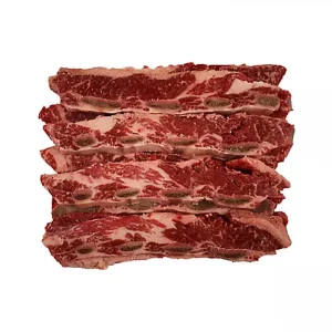 USDA Choice Flanken Style Beef Chuck Short Ribs 2.75-3.5 lbs