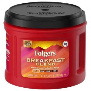 Folgers Coffee, Ground, Mild, Breakfast Blend 22.6 oz (1 lb 6.6 oz) 640 g