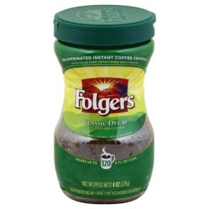 Folgers Coffee, Instant Crystals, Classic Decaf 8oz