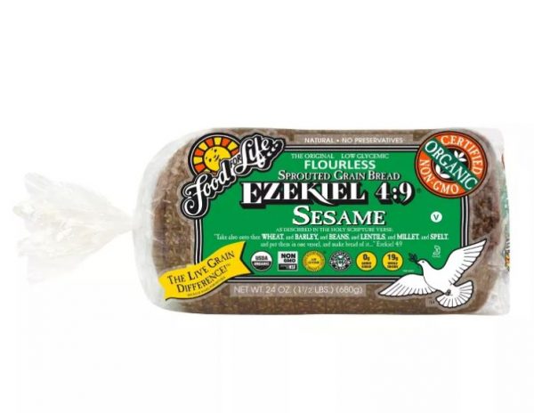 Food For Life Ezekiel 4:9 Organic Frozen Sprouted Whole Grain Sesame Bread - 24oz
