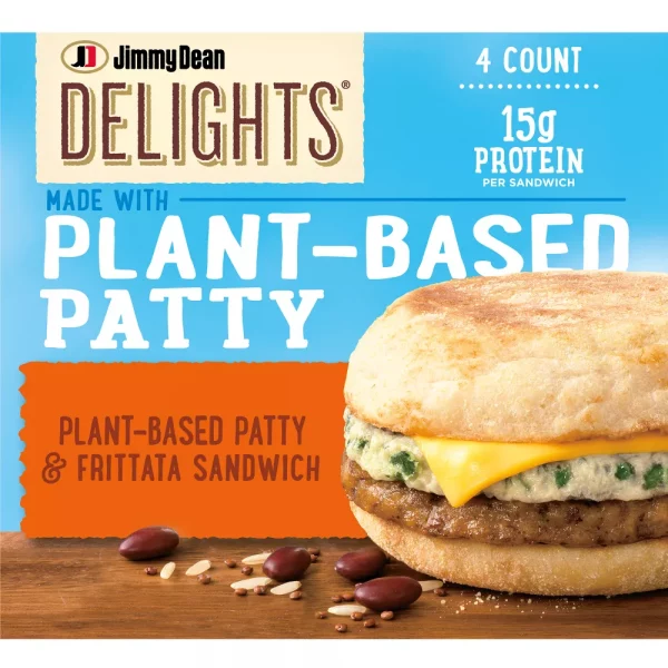 Jimmy Dean Delights Frozen Plant Based Sausage Patty - 4ct